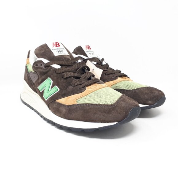 New Balance 998 Made In USA Teddy Santis Shoe Sneaker Mens 11 US D Brown Green - Picture 4 of 12